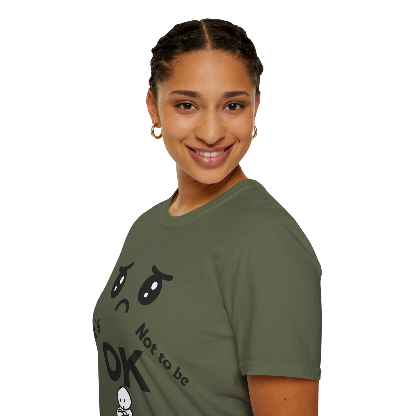 IT'S OK Emotional Support Unisex T-Shirt, Inspirational Tee, Self-Care Shirt, Mental Health Awareness, Gift for Friends, Motivational Apparel, [...]