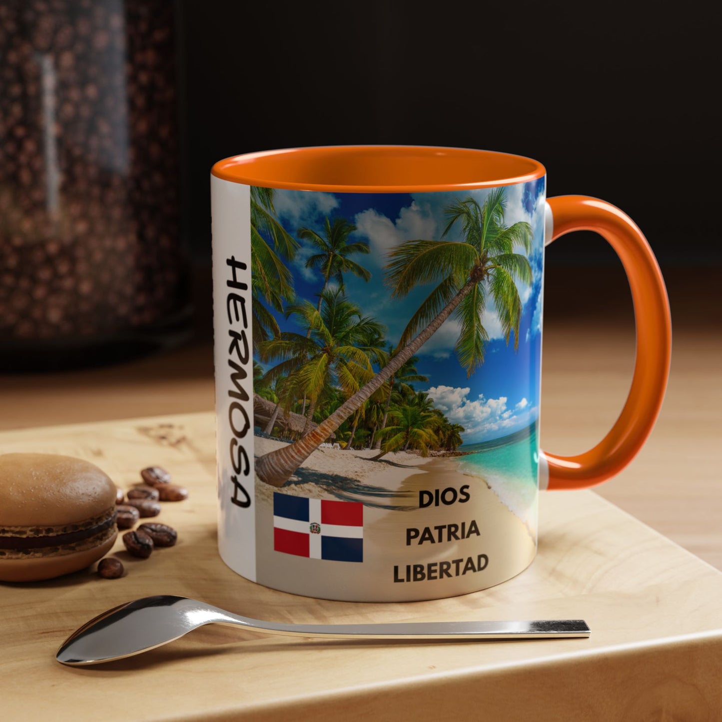DOMINICAN REPUBLIC Tropical Accent Coffee Mug - Beach Paradise Design, Quisqueya, Hermosa, Perfect Gift for Coffee Lovers, Home Decor, Travel [...]