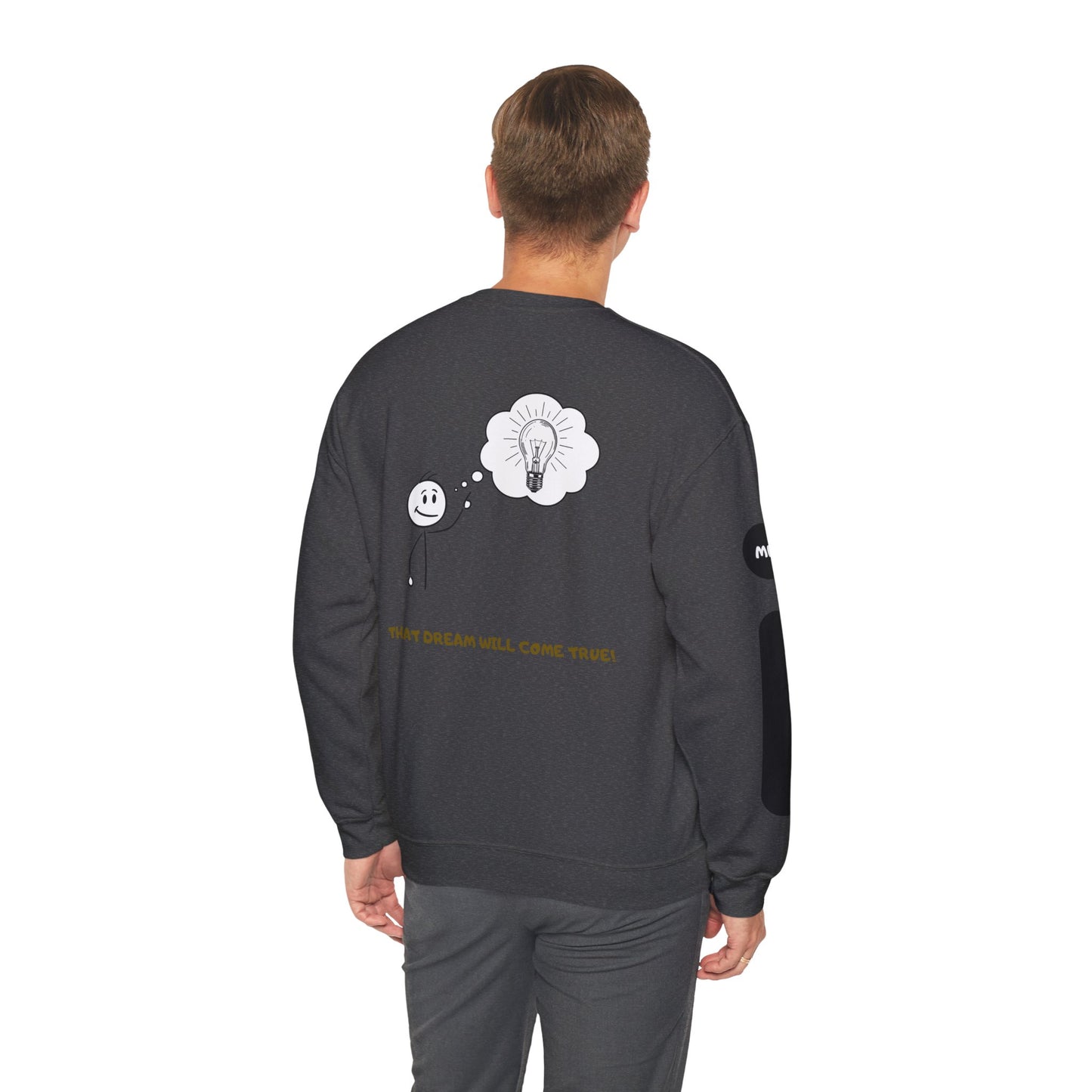 Motivational Crewneck Sweatshirt – "Don't Lose Focus… You've Got This" Scenic Design