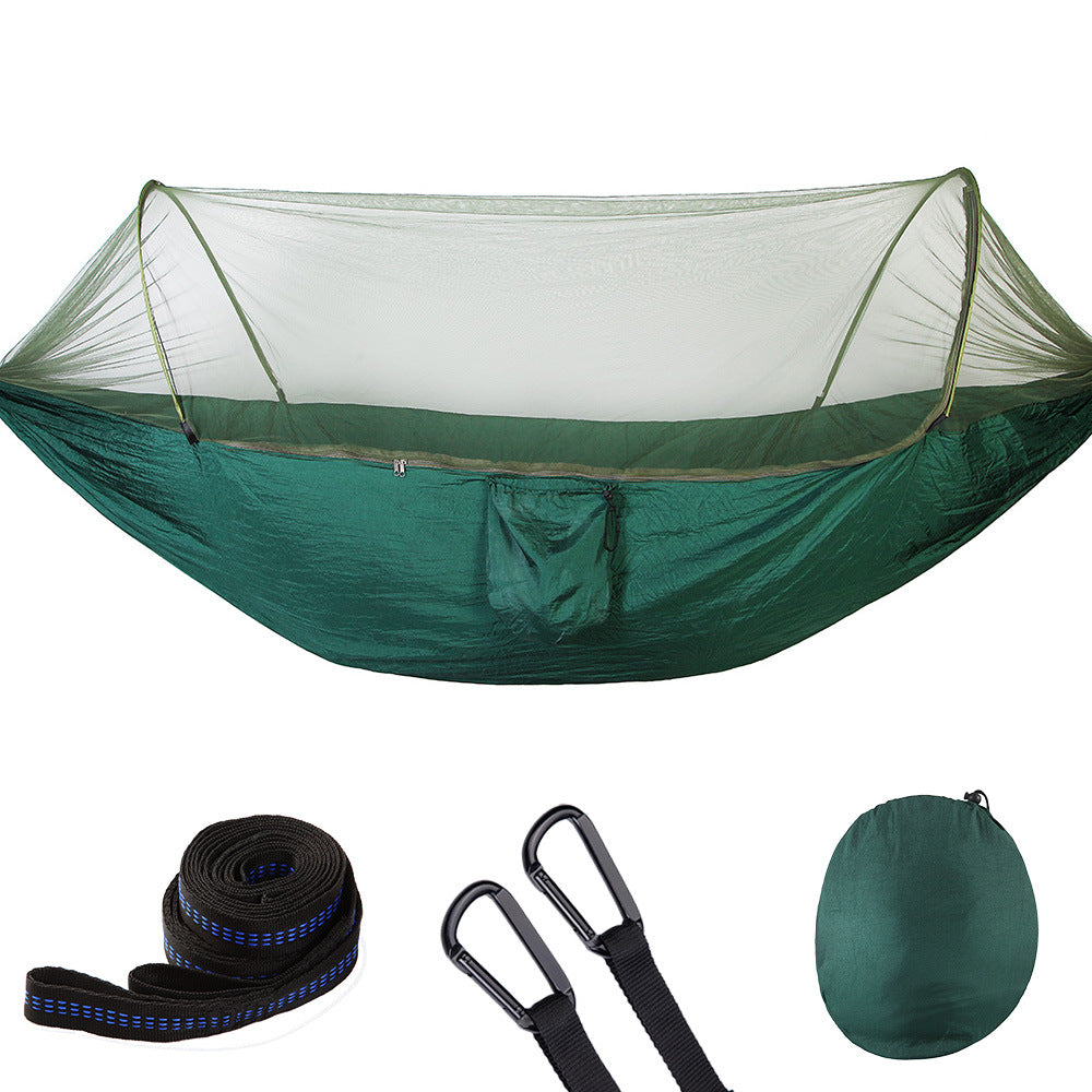 NEW ME IM Fully Automatic Quick Opening Hammock with Mosquito Net