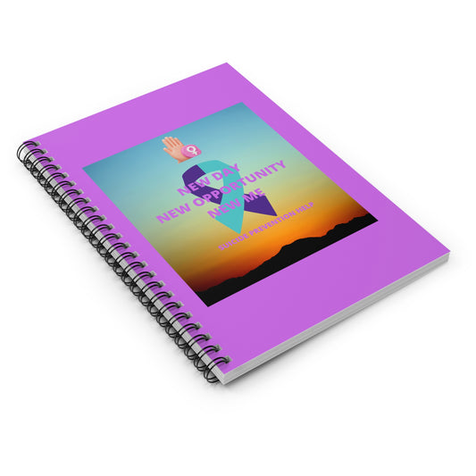 SUICIDE PREVENTION HELP Spiral Notebook - Ruled Line