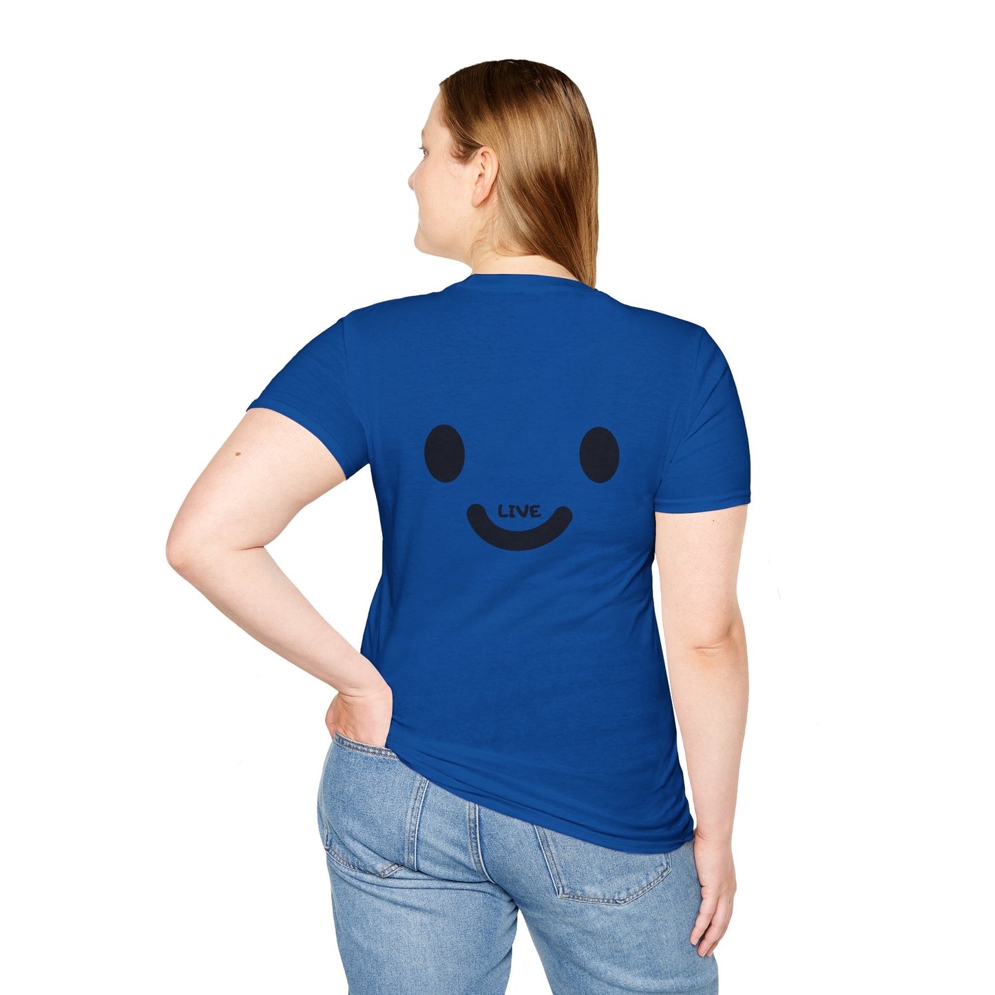Live Smiley T-Shirt — 'Are You Still Alive?' Sunburst Positive Tee