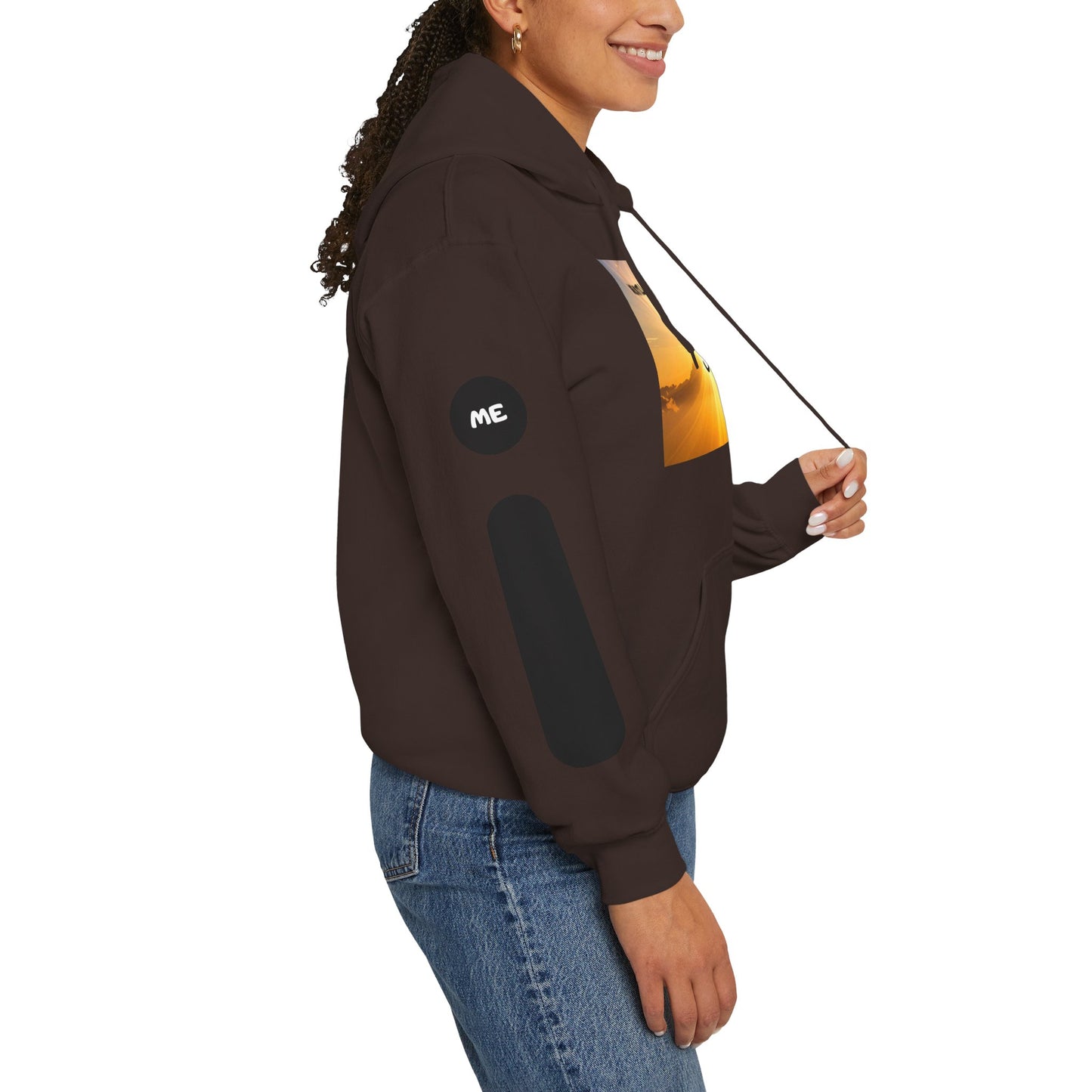 Smile Face Hoodie — "Are You Still Alive?" Sunrise Graphic Hooded Sweatshirt
