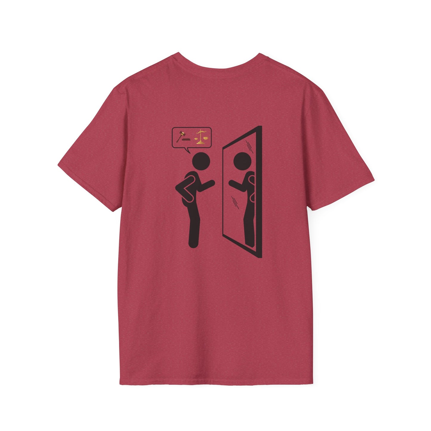 JUZGANDO Humorous Unisex Softstyle T-Shirt - Questioning Yourself Shirt, Funny Graphic Tee, Casual Wear, Gift for Friends & Family, [...]