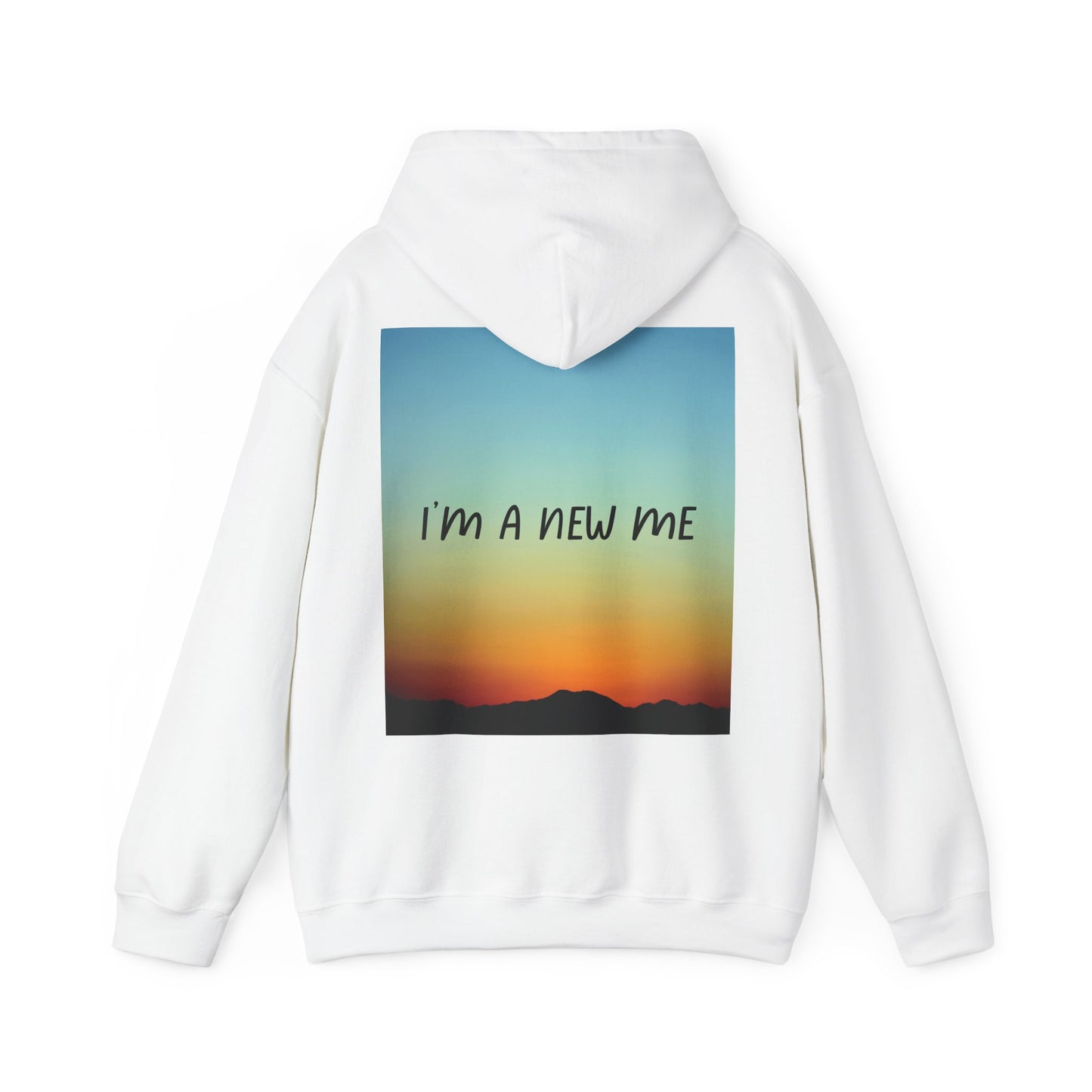 NEW DAY NEW BEGINNING A NEW ME Unisex Heavy Blend™ Hooded Sweatshirt