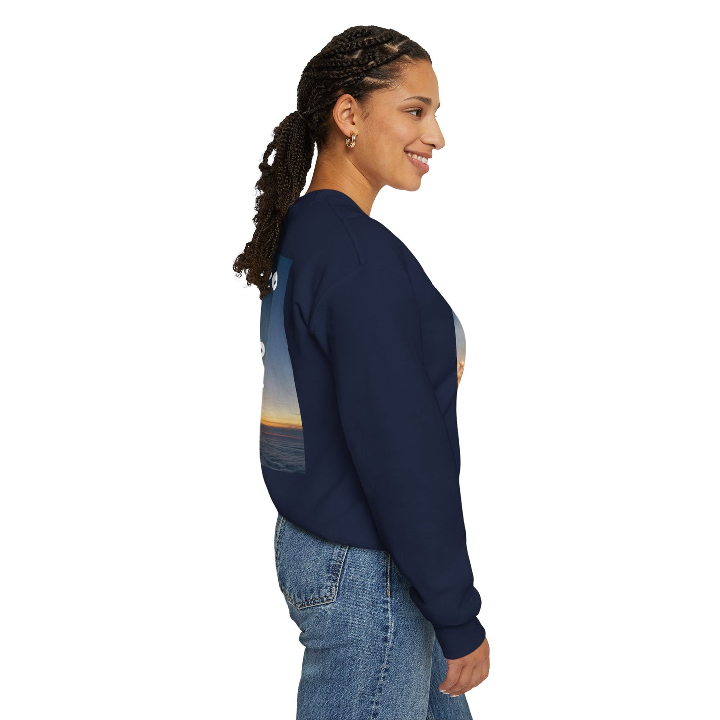 Christian Sweatshirt — Jeremías 29:11 & Mateo 28:20 Inspirational Crewneck