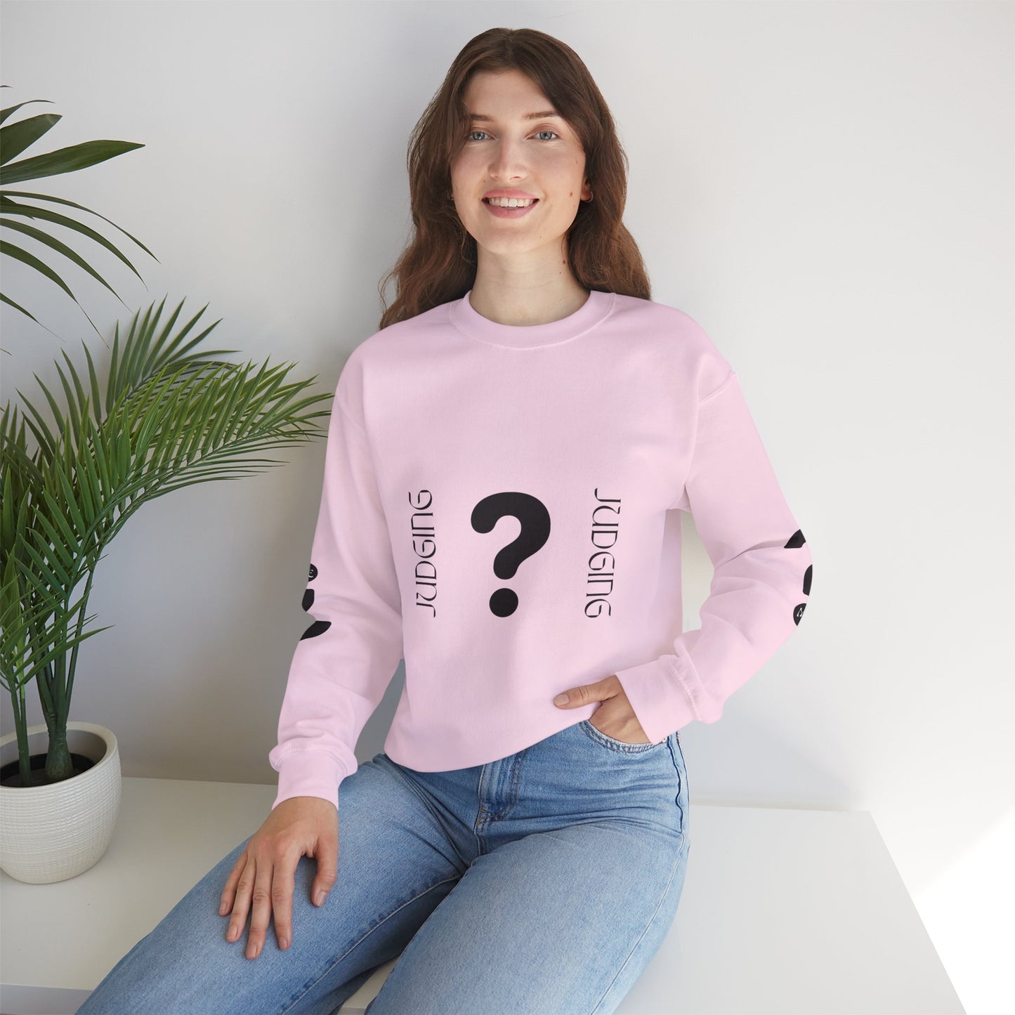 Judging Crewneck Sweatshirt, Unisex Sweater, Funny Sweatshirt, Casual Fashion, Gift for Friends, Comfort Wear