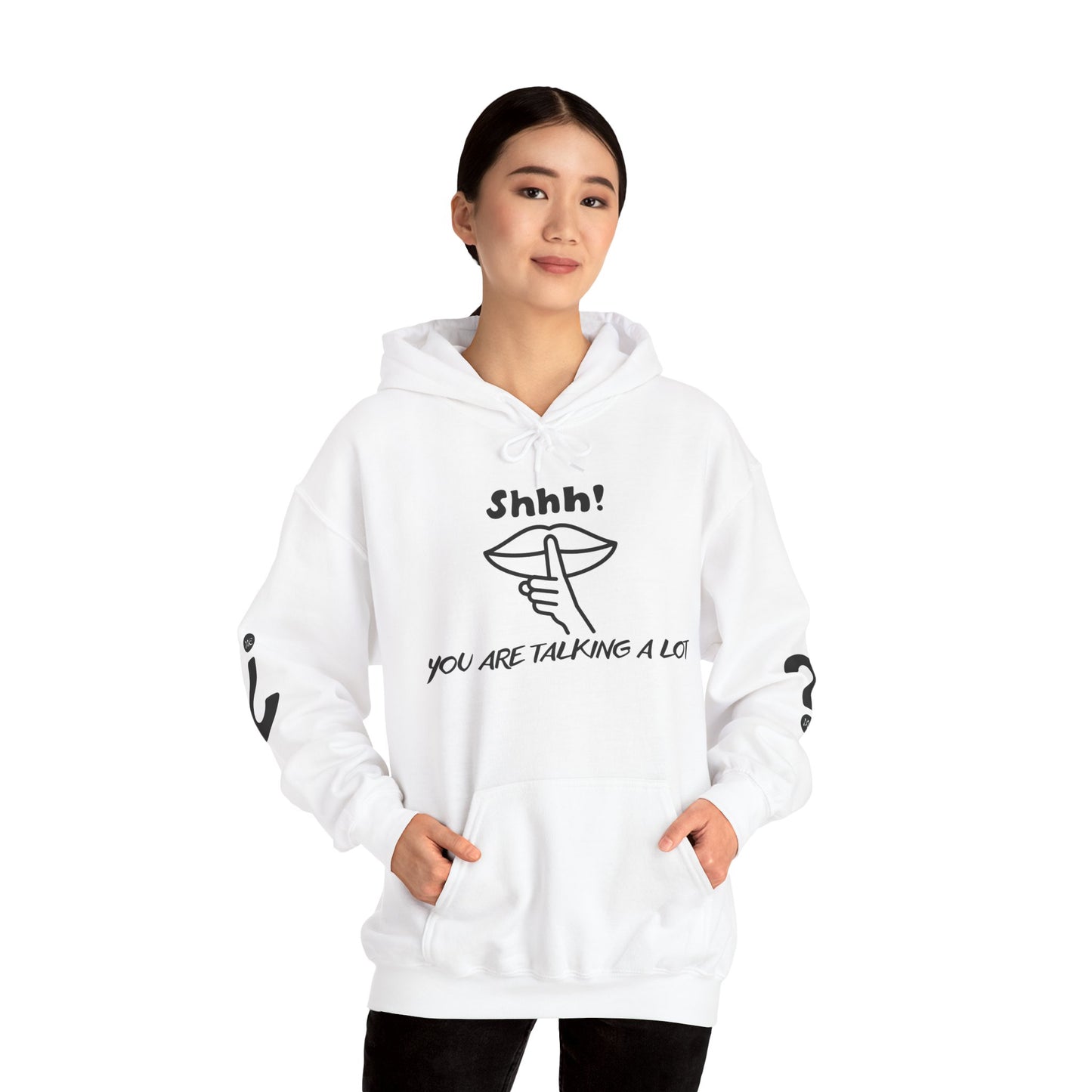 Shhh! Funny Unisex Hooded Sweatshirt, Cozy Hoodie for Introverts, Ideal Gift for Friends and Family, Perfect for Casual Wear, [...]