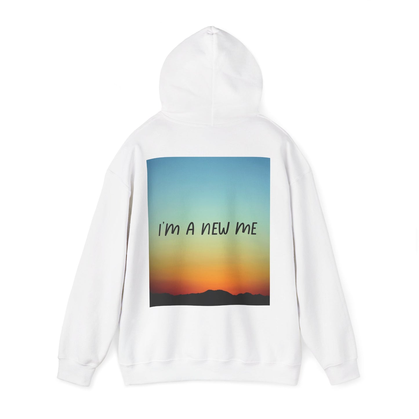 NEW DAY NEW BEGINNING A NEW ME Unisex Heavy Blend™ Hooded Sweatshirt