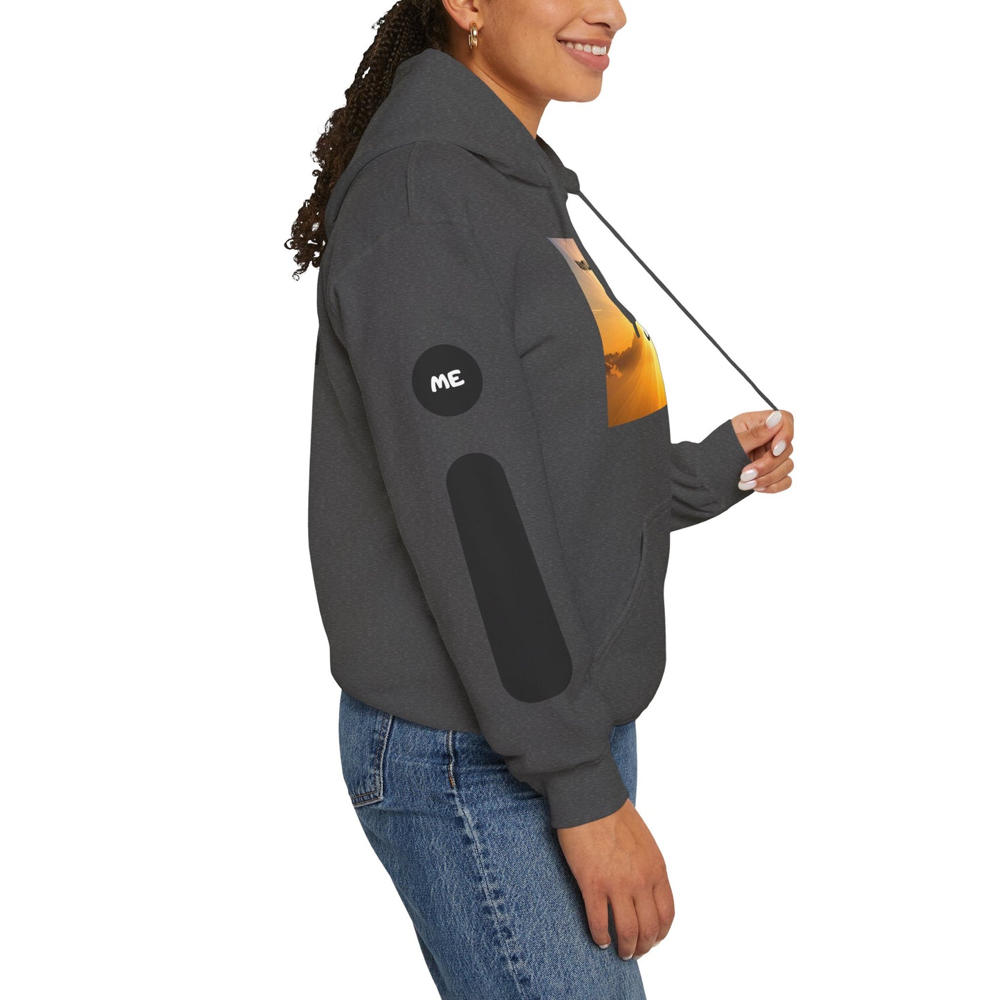 Smile Face Hoodie — "Are You Still Alive?" Sunrise Graphic Hooded Sweatshirt