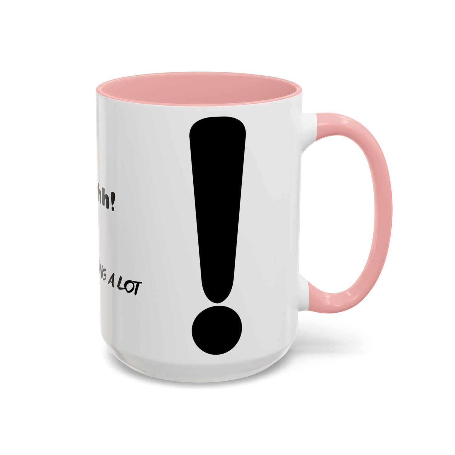 Funny Shhh Coffee Mug, Gift for Friends, Office Humor Cup, Black Accent Mug, Tea Lover's Present