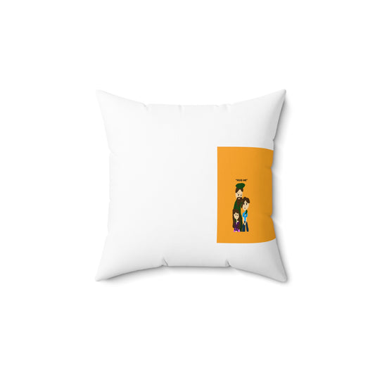HUG ME ISAAC IDYER ARTS DESINGS Spun Polyester Square Pillow