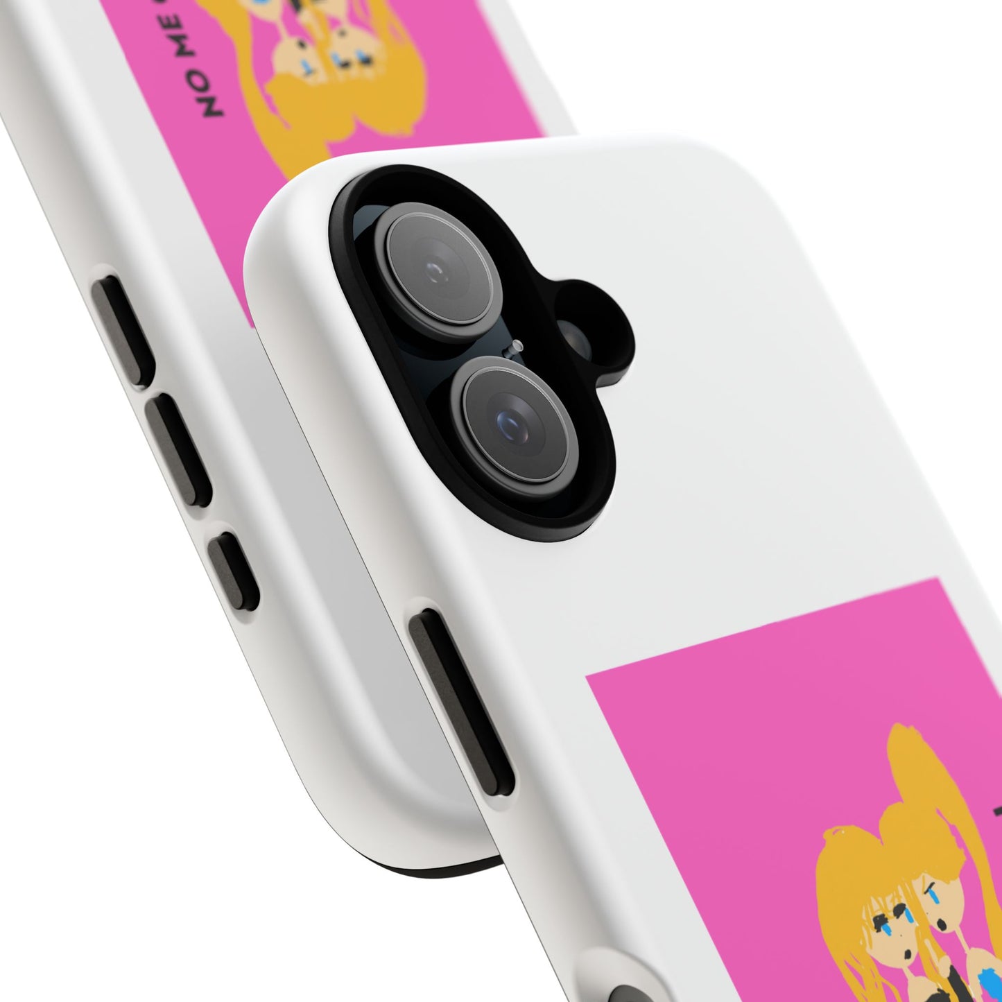 NO ME CHUCHES ISAAC IDYER ARTS Playful Phone Case with Bold Characters, Unique Gift for Friends, Cute Phone Cover, Trendy Accessories, Pop Culture Style
