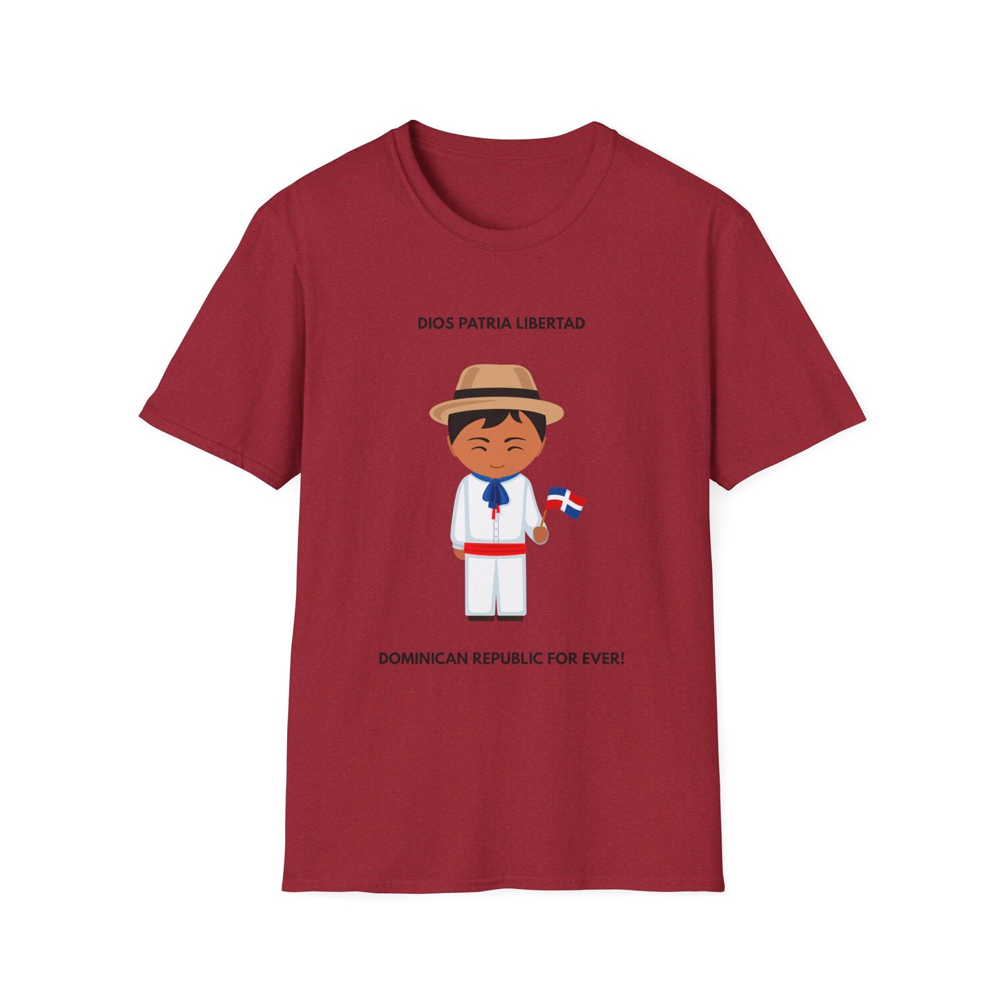 Dominican Republic Forever T-Shirt | Cultural Pride Tee, Unisex Softstyle Shirt, Vacation Apparel, Caribbean Pride, Travel Gift