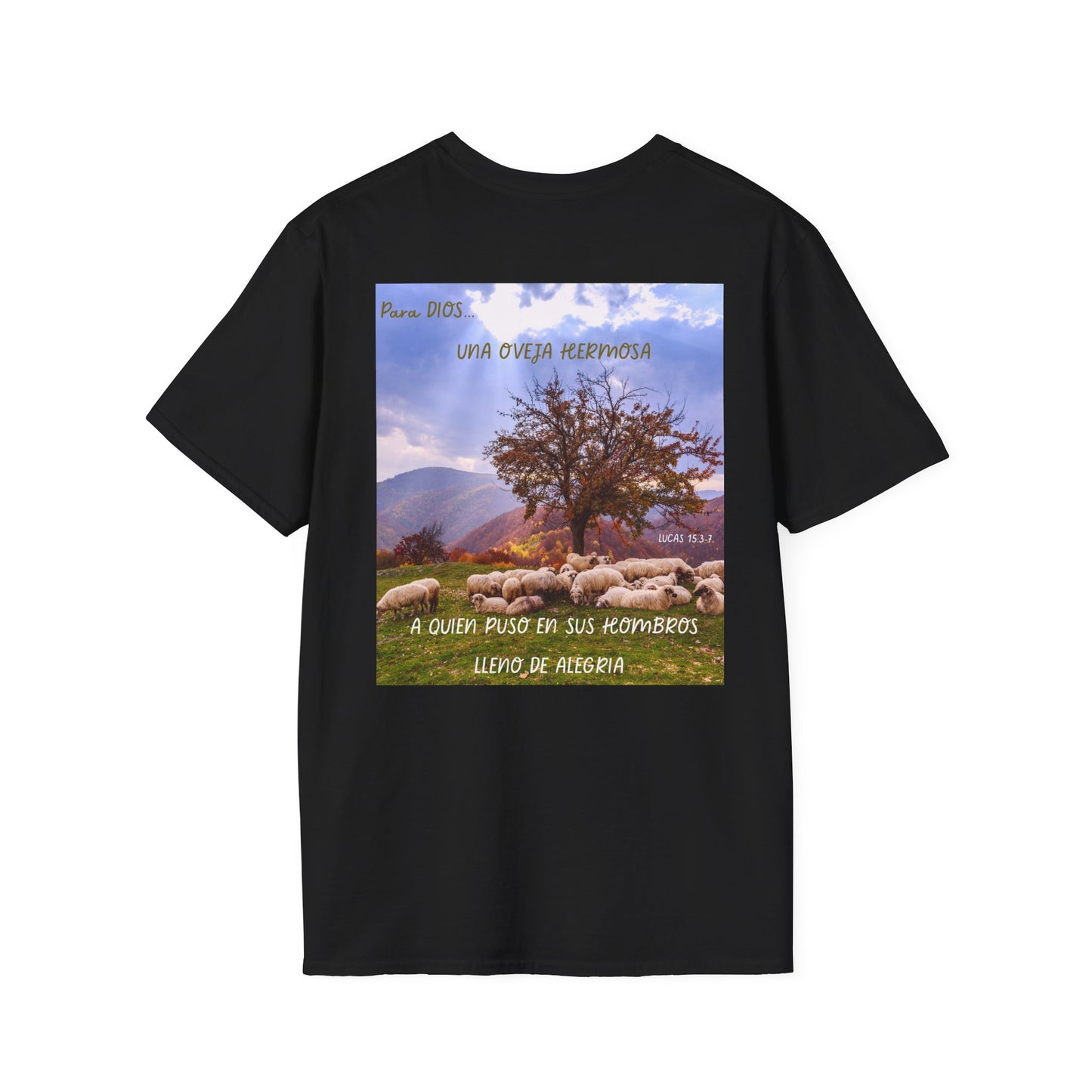 OVEJA NEGRA PERO Unisex Softstyle T-Shirt with Sheep Designs - Cute Farm Animal Tee, Funny Gift for Animal Lovers, Pastoral Vibe, Eco-Friendly Fashion, [...]