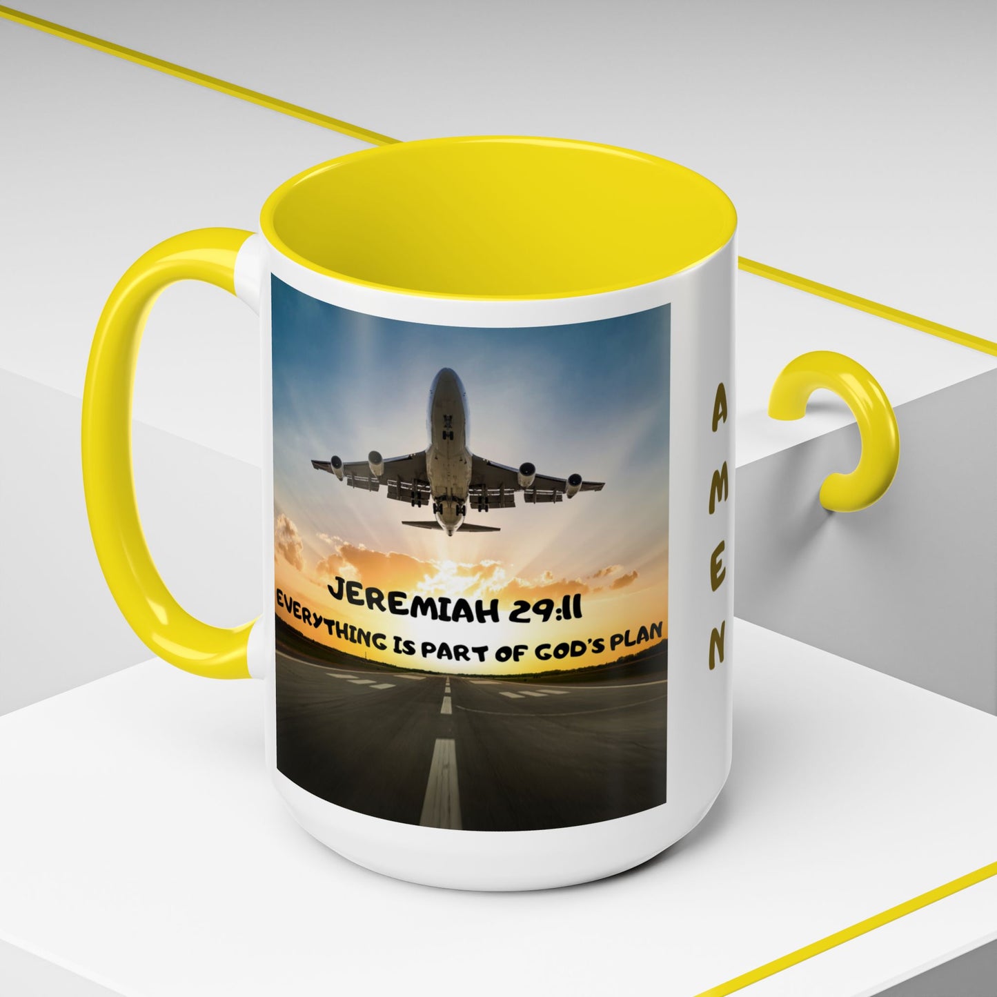 Matthew 28:20 Coffee Mug – "I’m With You Always" Inspirational Christian Accent Mug