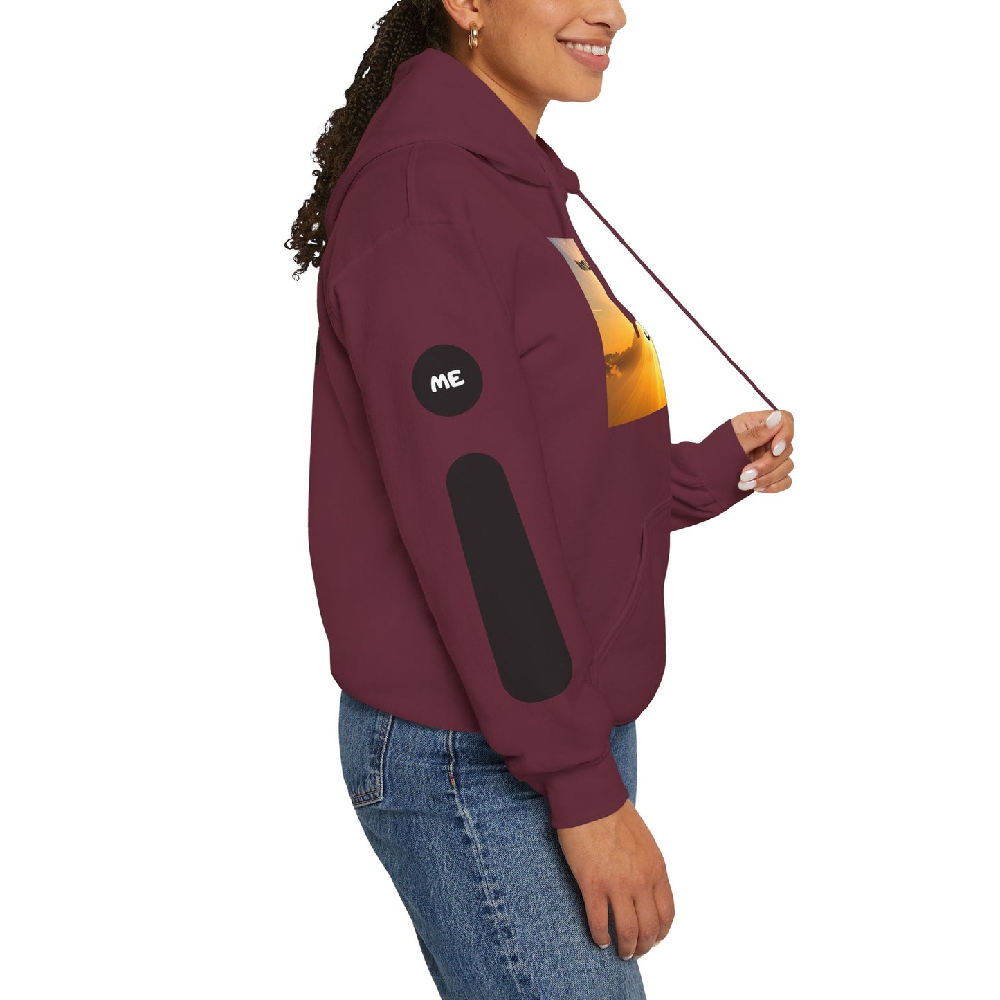 Smile Face Hoodie — "Are You Still Alive?" Sunrise Graphic Hooded Sweatshirt