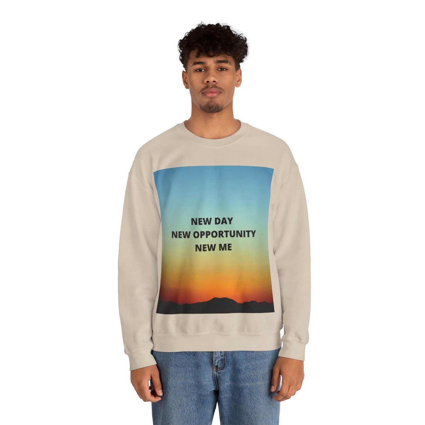 NEW DAY NEW OPPORTUNITY NEW ME Unisex Heavy Blend™ Crewneck Sweatshirt