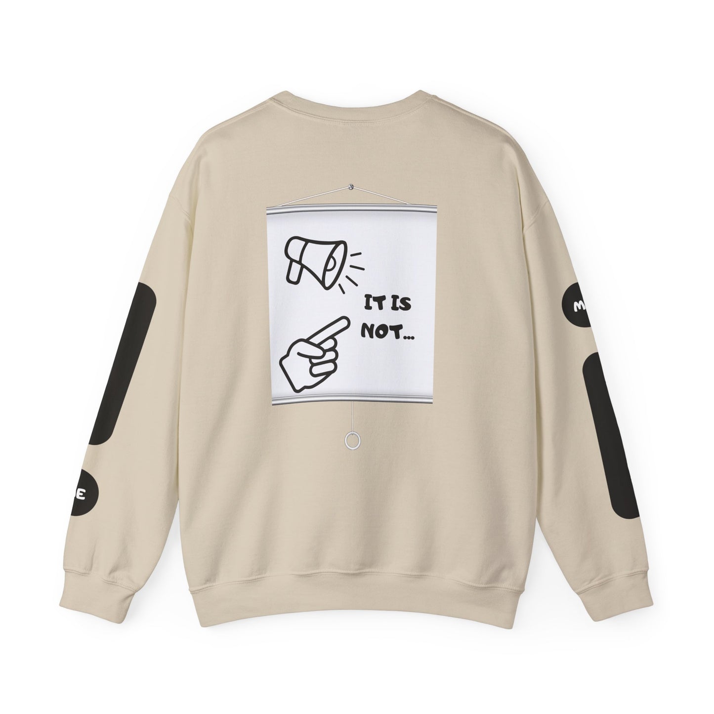"It's Not Your Fault" Graphic Comfort Pullover