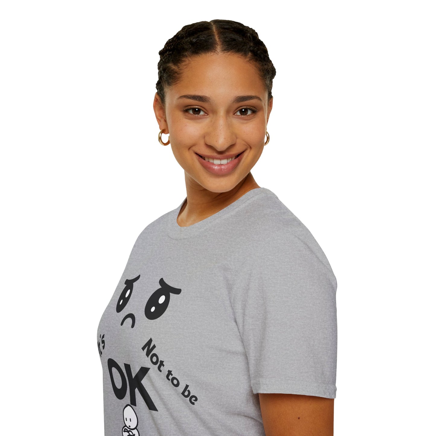 IT'S OK Emotional Support Unisex T-Shirt, Inspirational Tee, Self-Care Shirt, Mental Health Awareness, Gift for Friends, Motivational Apparel, [...]