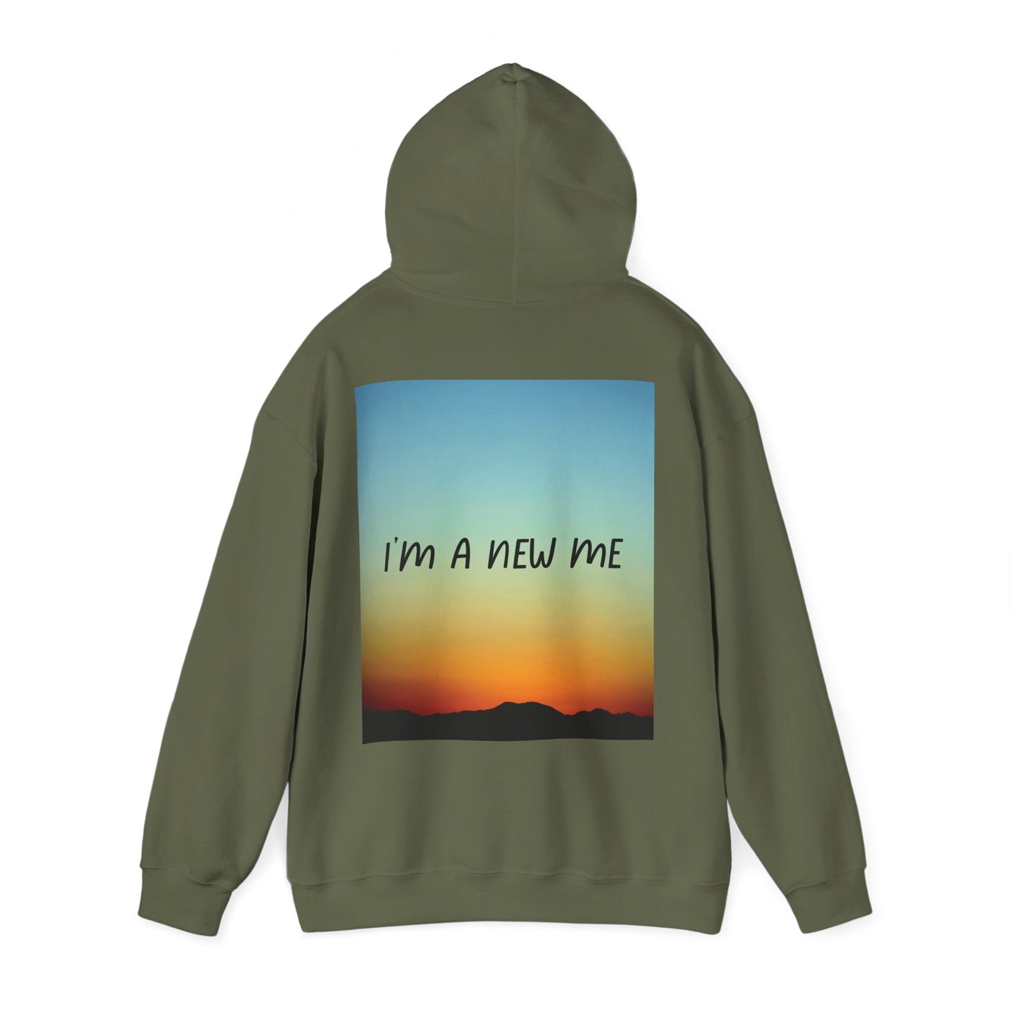 NEW DAY NEW BEGINNING A NEW ME Unisex Heavy Blend™ Hooded Sweatshirt