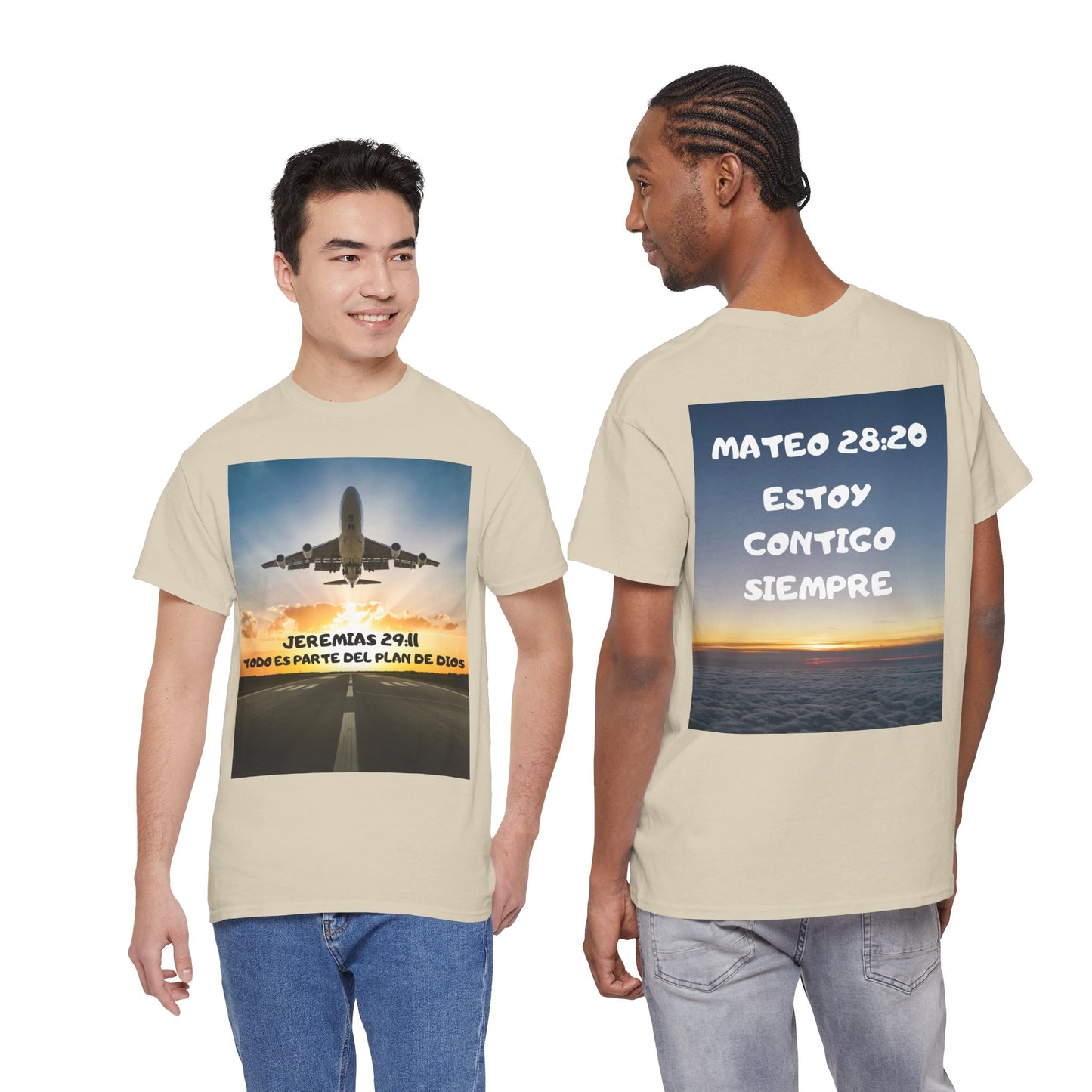JEREMIAS 29:11 / MATEO 28:20 Religious Tee