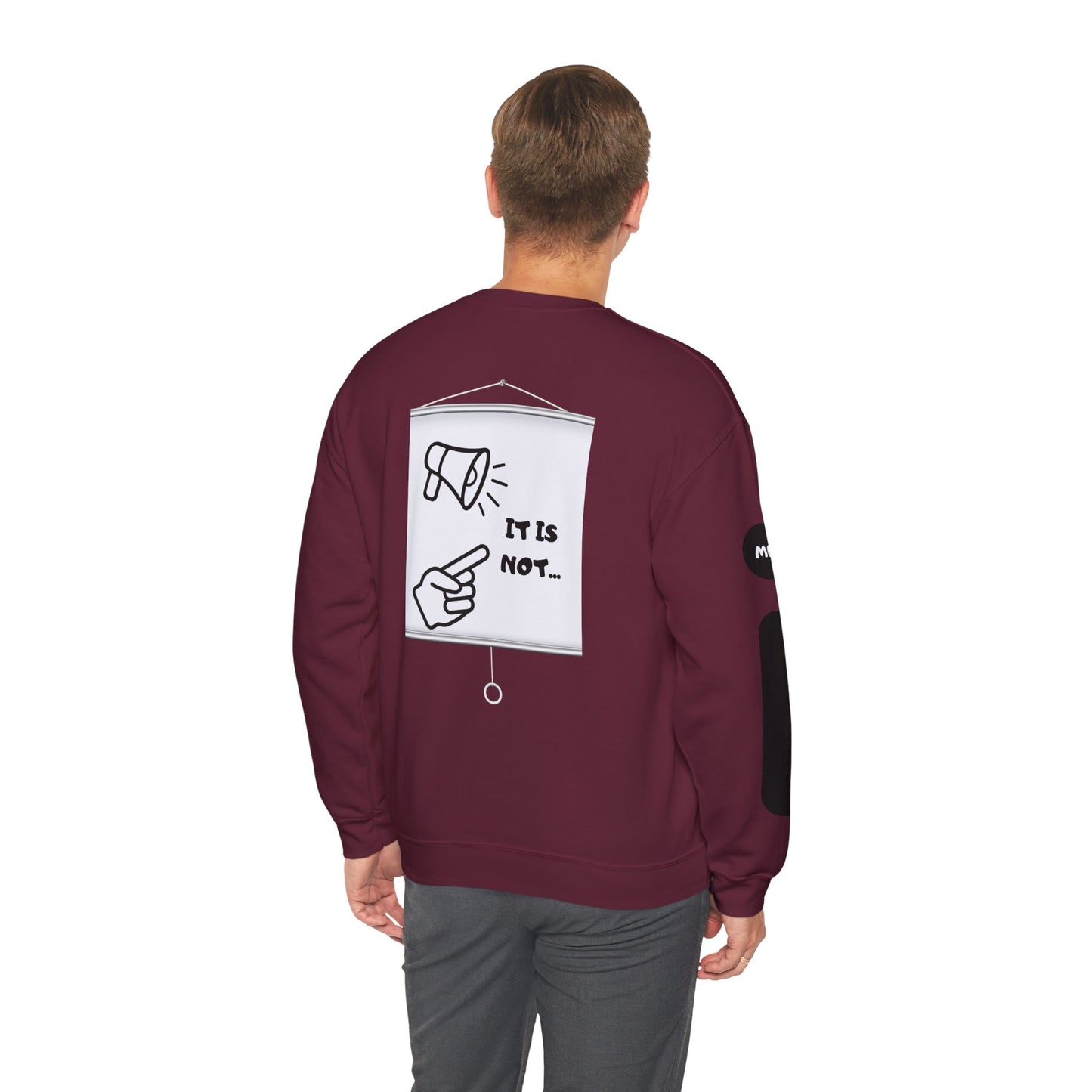"It's Not Your Fault" Graphic Comfort Pullover