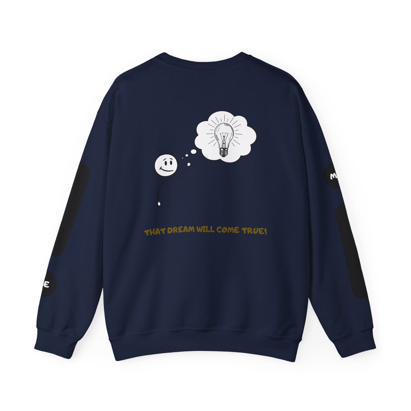 Motivational Crewneck Sweatshirt – "Don't Lose Focus… You've Got This" Scenic Design