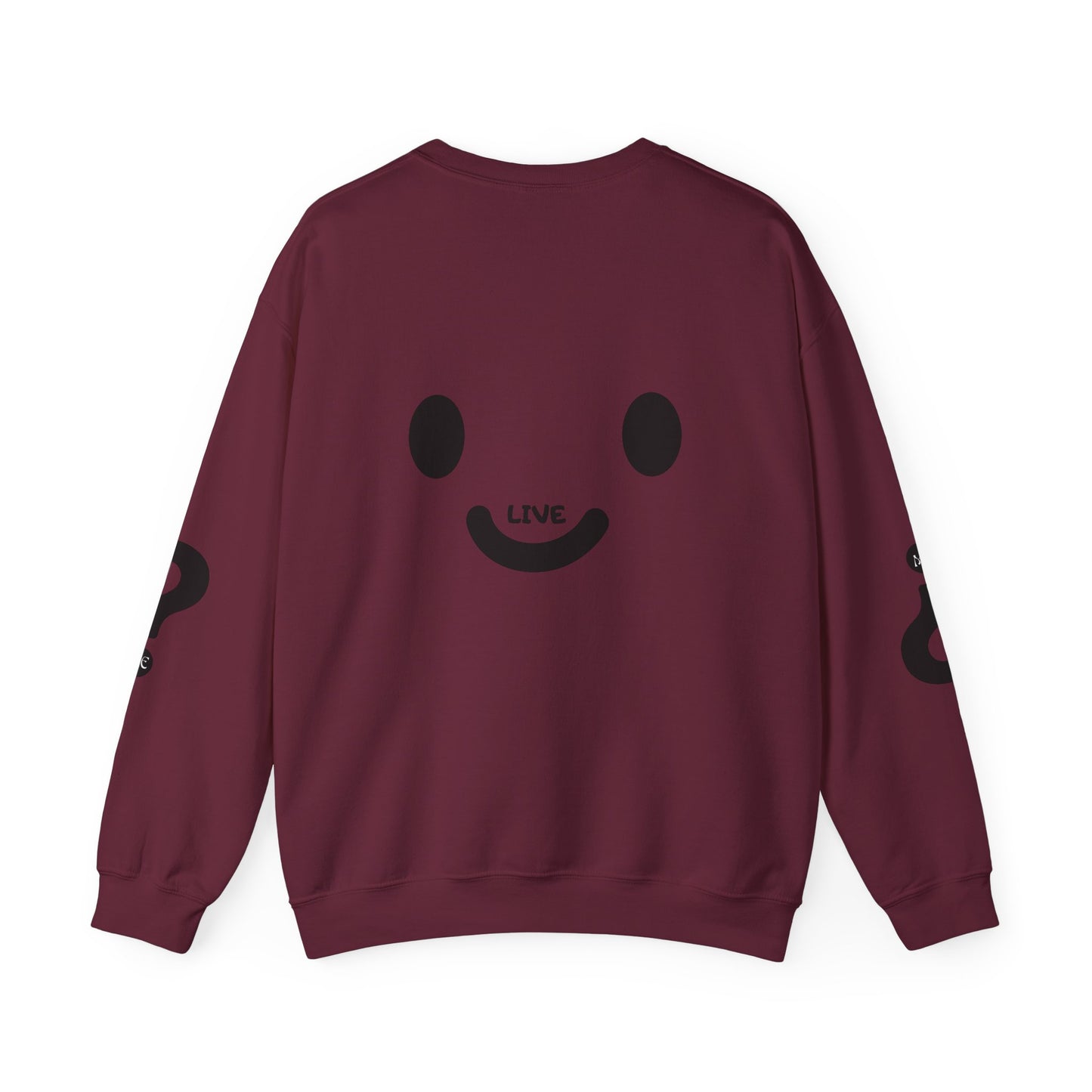 Smile Sun Sweatshirt — "Are You Still Alive?" Positive Graphic Crewneck