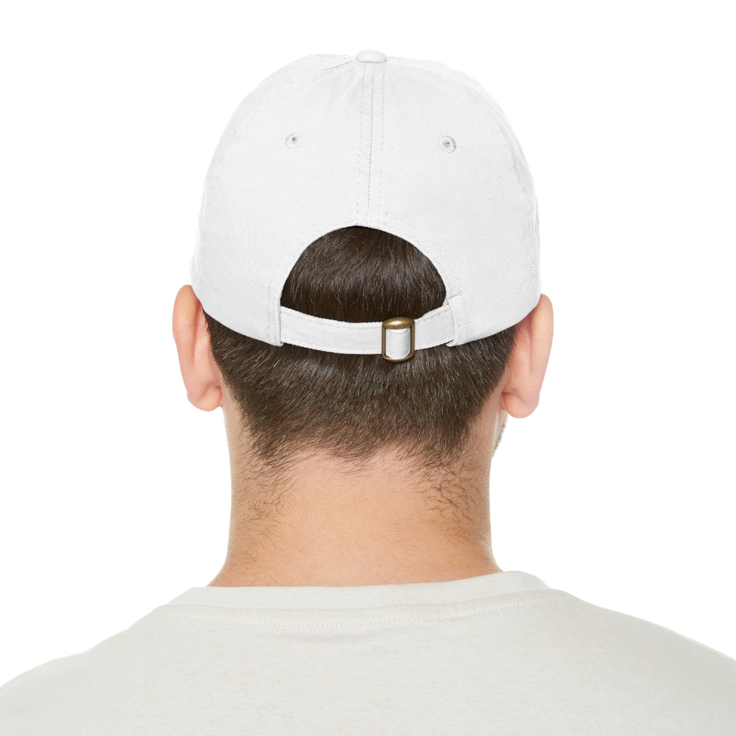 NEW DAY NEW BEGINNING A NEW ME Hat with Leather Patch (Rectangle)
