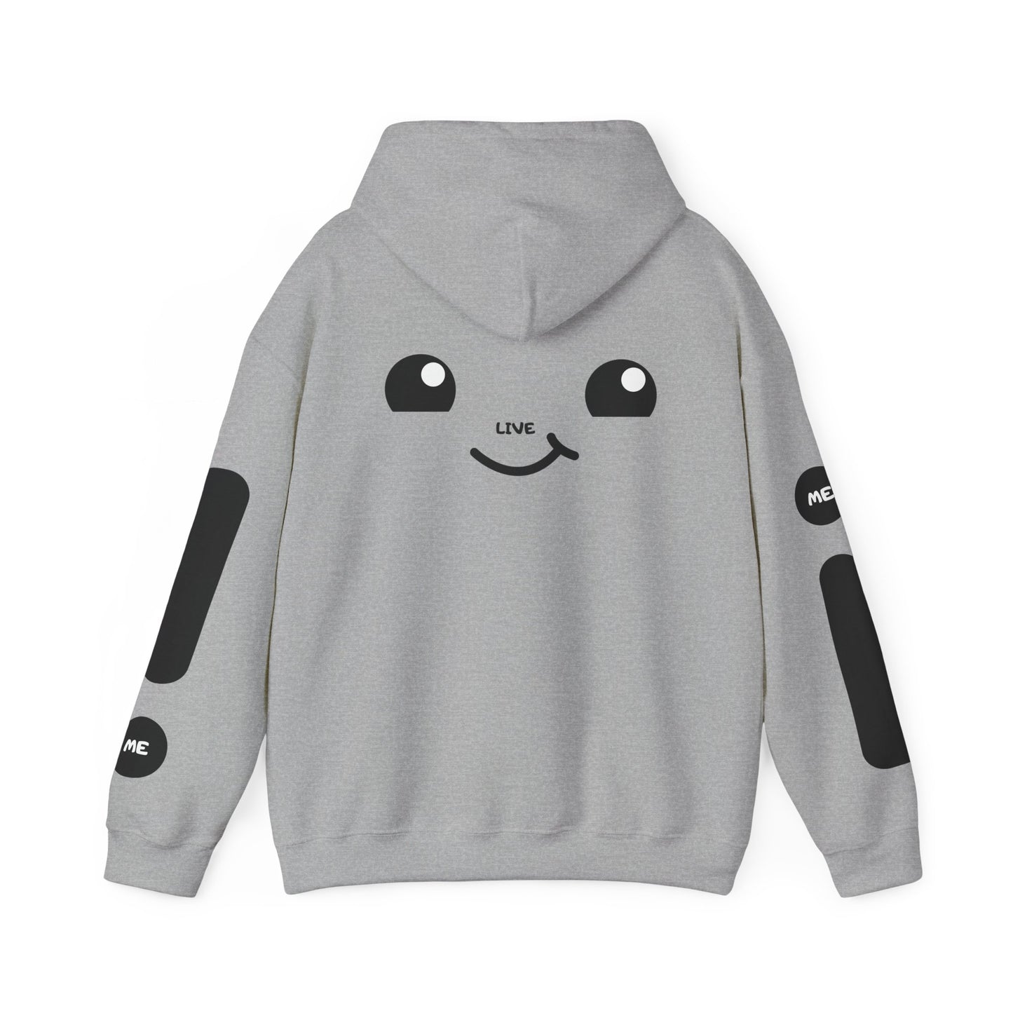 Smile Face Hoodie — "Are You Still Alive?" Sunrise Graphic Hooded Sweatshirt