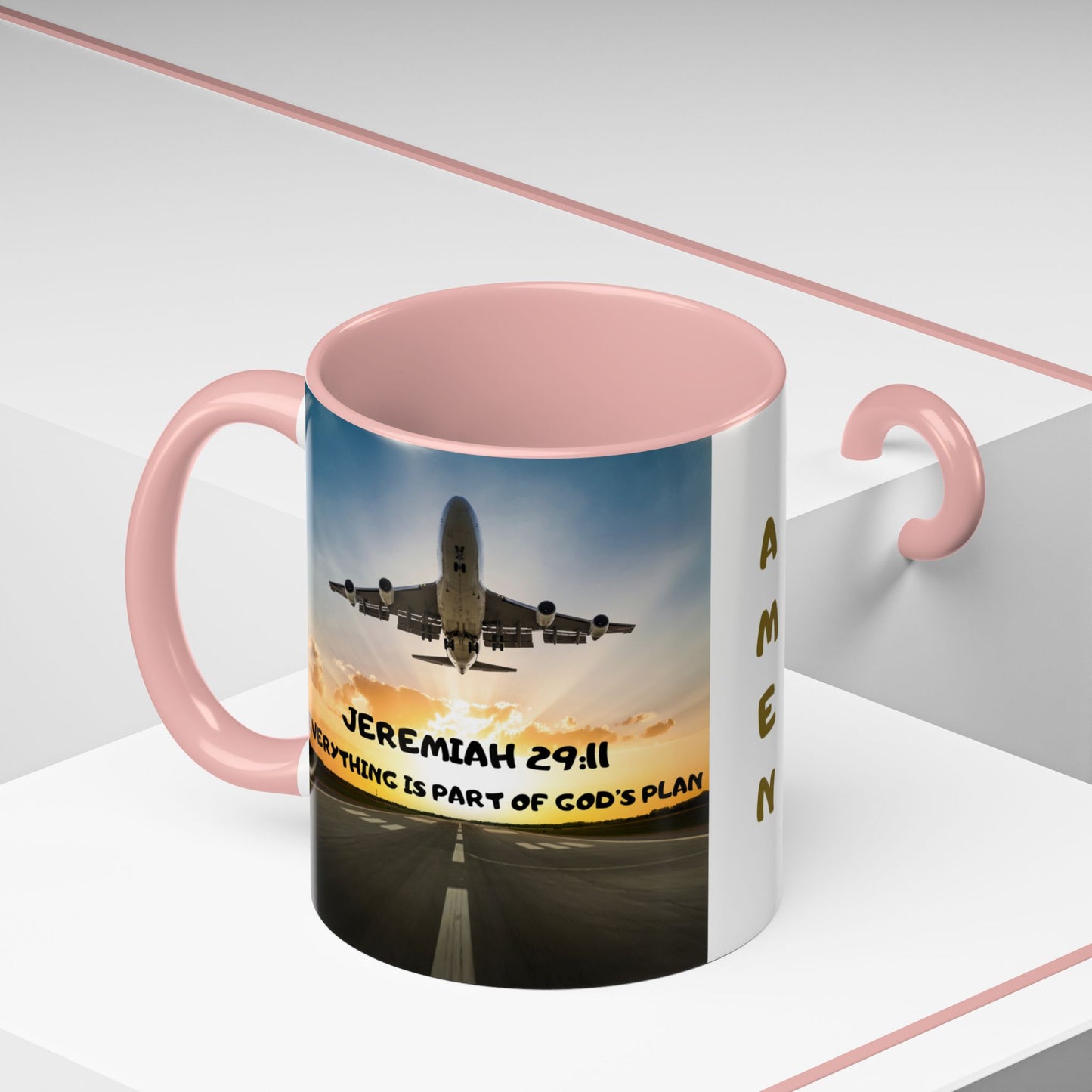 Matthew 28:20 Coffee Mug – "I’m With You Always" Inspirational Christian Accent Mug