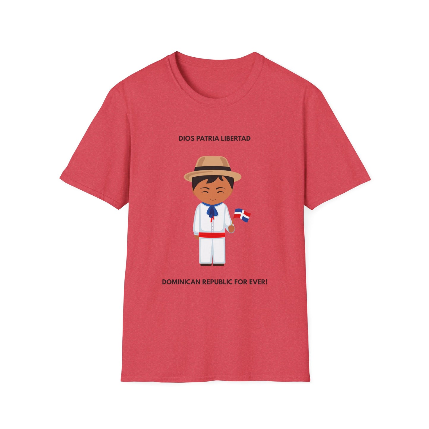 Dominican Republic Forever T-Shirt | Cultural Pride Tee, Unisex Softstyle Shirt, Vacation Apparel, Caribbean Pride, Travel Gift