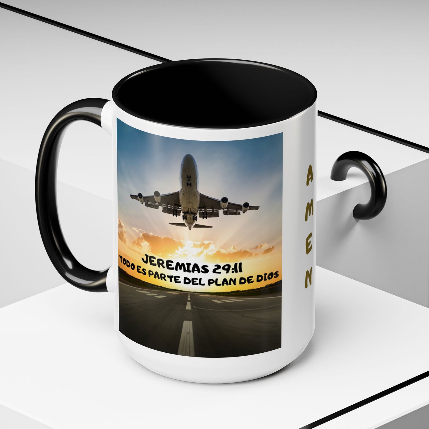 "Mateo 28:20 Estoy Contigo Siempre" Accent Mug (11/15oz)