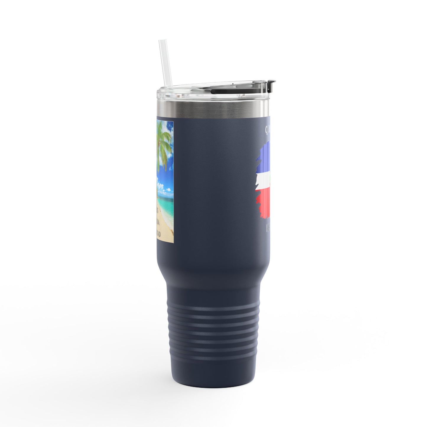 Dominican Republic Insulated Travel Mug, Caribbean Travel Cup, Beach Lover Gift, Quisqueya Hermosa Thermos, Vacation Essential, Summer [...]