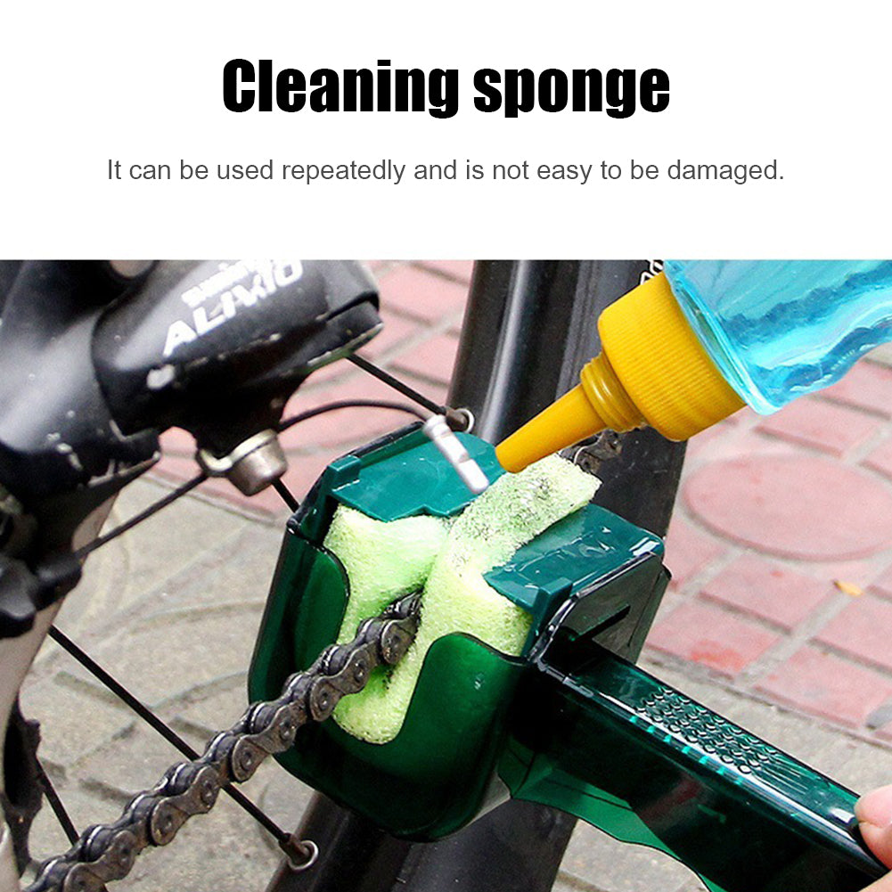 NEW ME IM Bicycle Chain Cleaner Scrubber Brush Cycling Cleaning Kit
