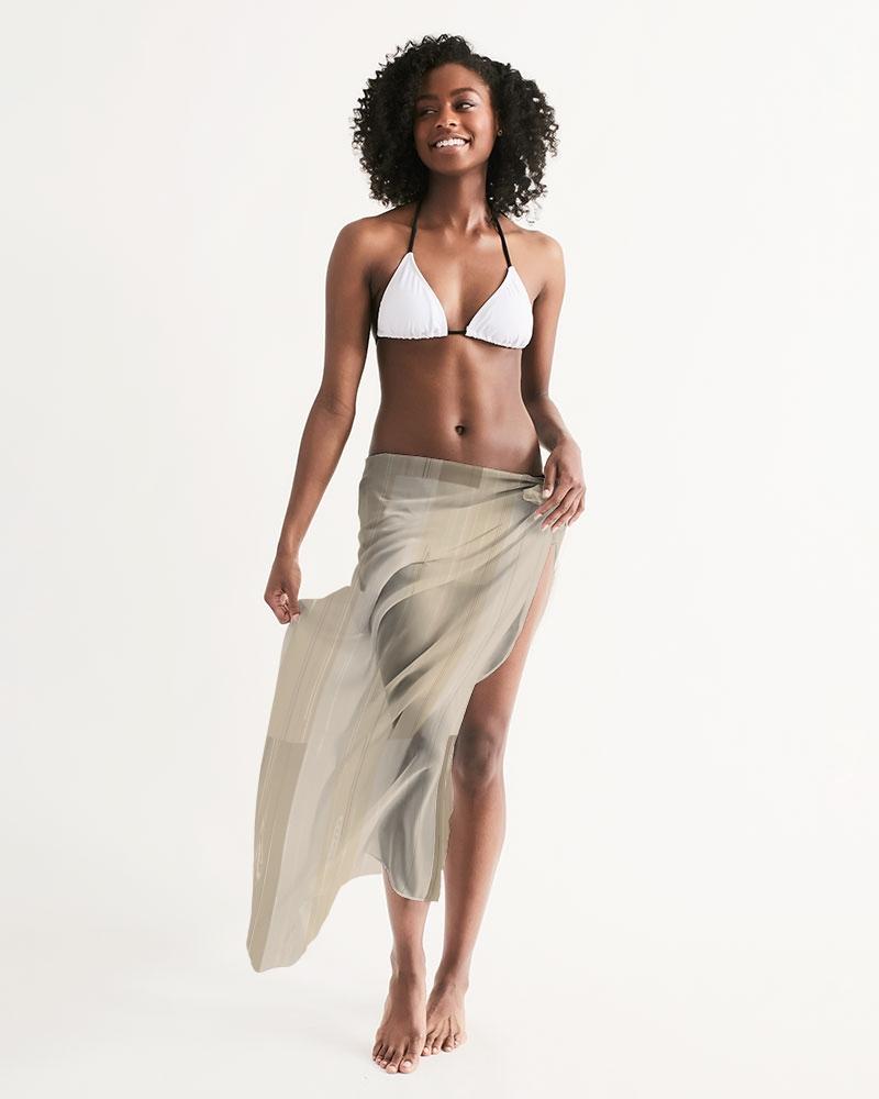 Sheer Beige Swimsuit Cover Up