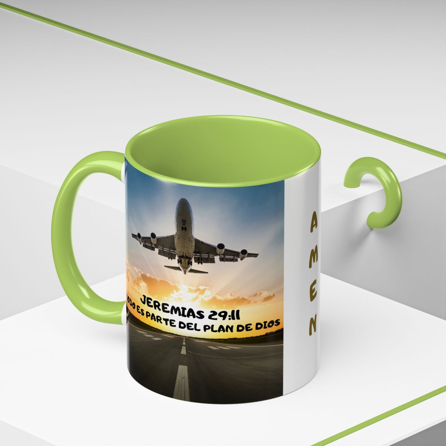 "Mateo 28:20 Estoy Contigo Siempre" Accent Mug (11/15oz)