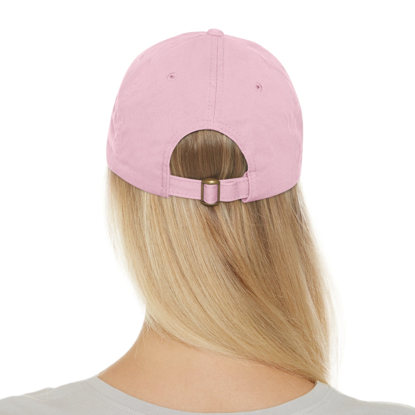 NEW DAY NEW BEGINNING A NEW ME Hat with Leather Patch (Rectangle)