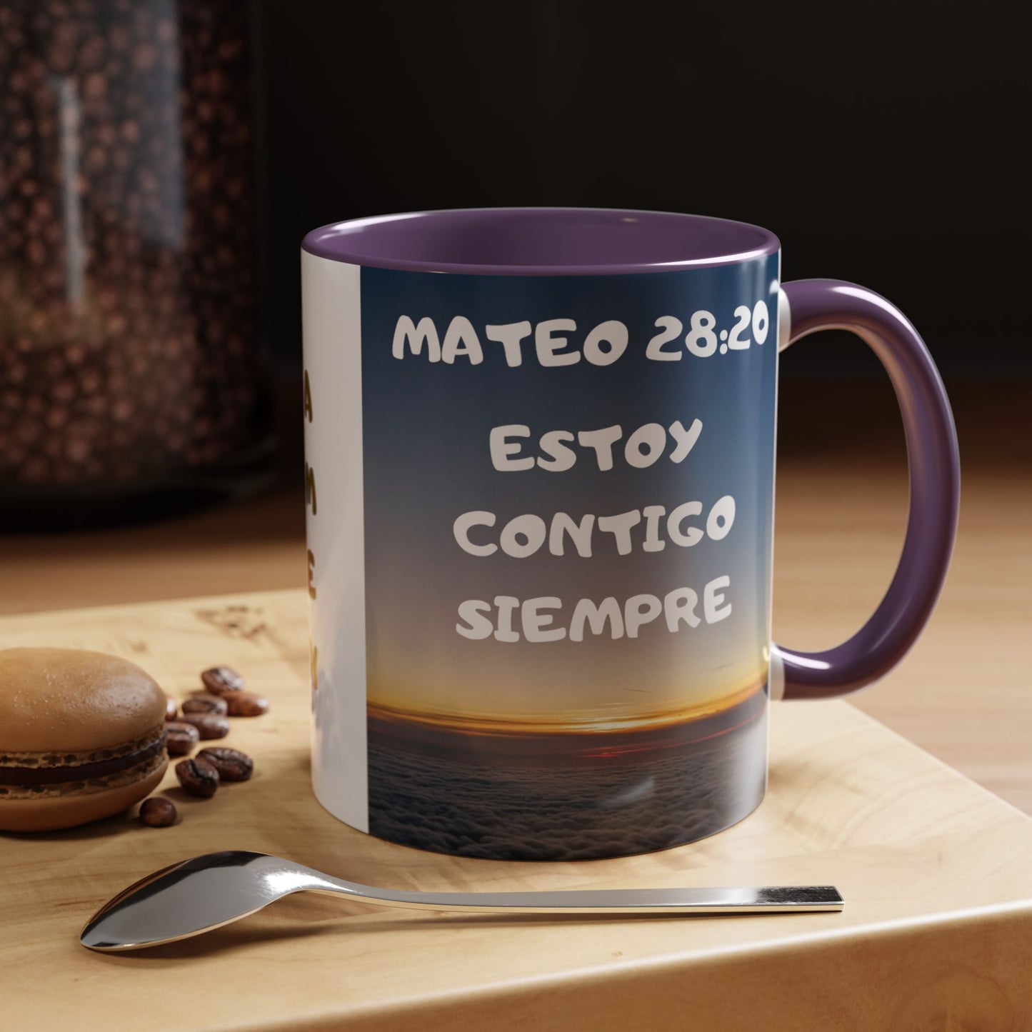"Mateo 28:20 Estoy Contigo Siempre" Accent Mug (11/15oz)