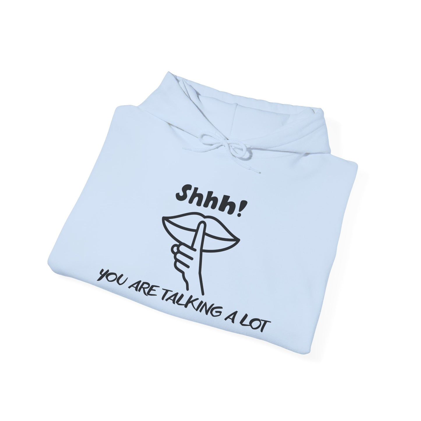 Shhh! Funny Unisex Hooded Sweatshirt, Cozy Hoodie for Introverts, Ideal Gift for Friends and Family, Perfect for Casual Wear, [...]