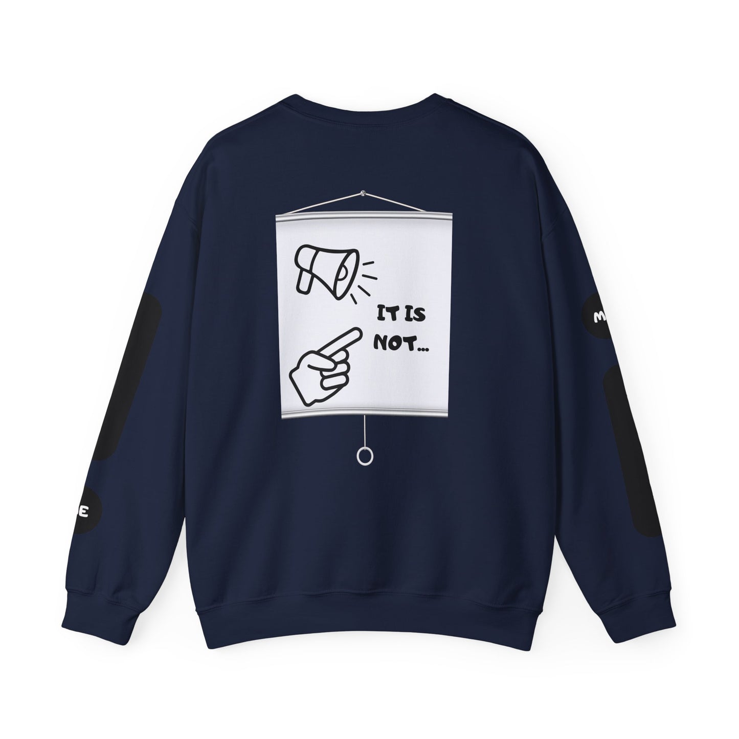 "It's Not Your Fault" Graphic Comfort Pullover