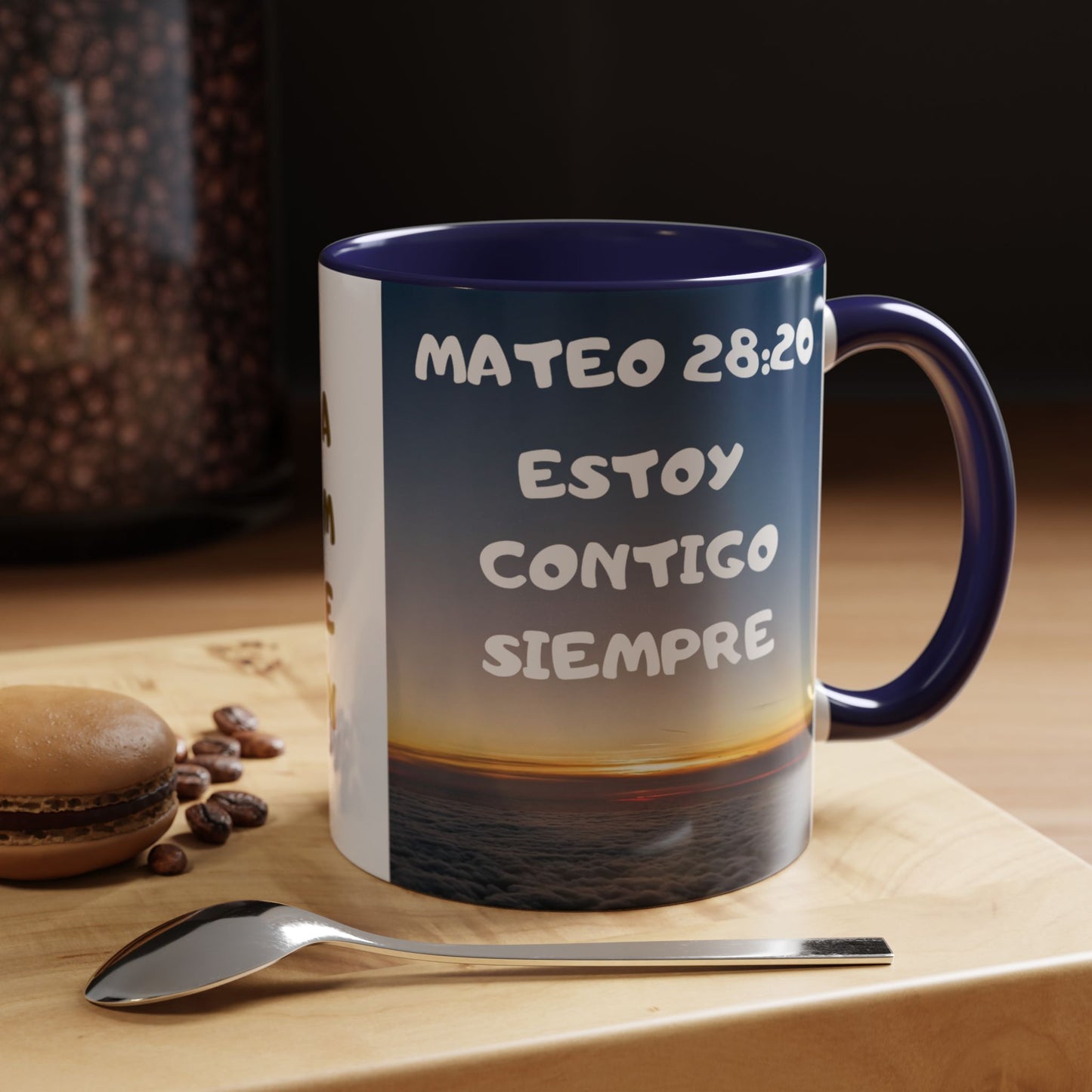 "Mateo 28:20 Estoy Contigo Siempre" Accent Mug (11/15oz)