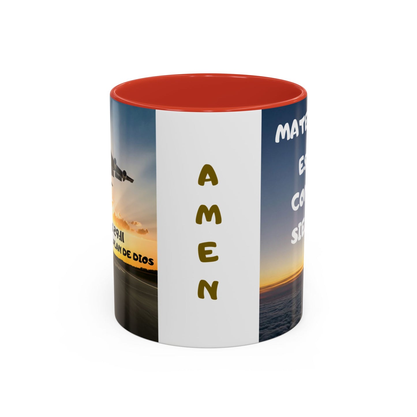 "Mateo 28:20 Estoy Contigo Siempre" Accent Mug (11/15oz)