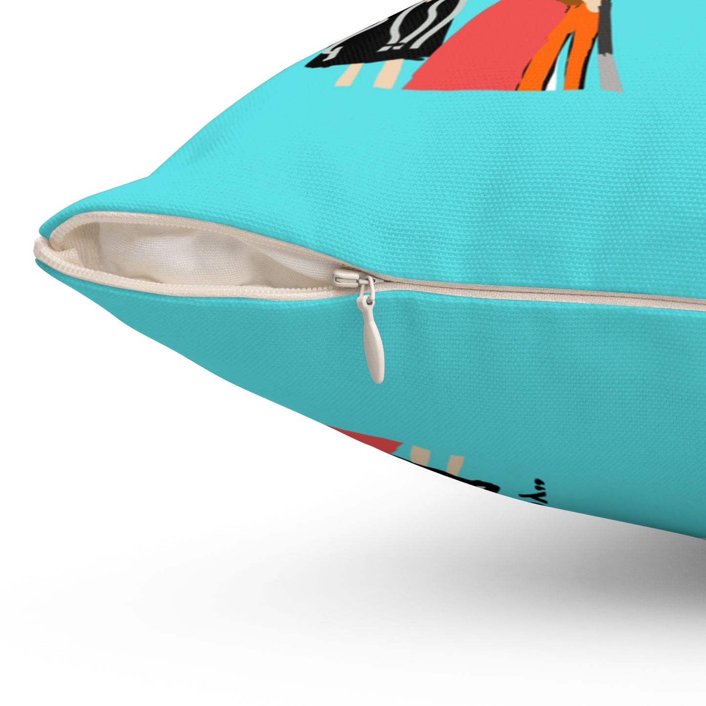 YO HAGO LO QUE QUIERO ISAAC IDYER ARTS DESINGS Spun Polyester Square Pillow