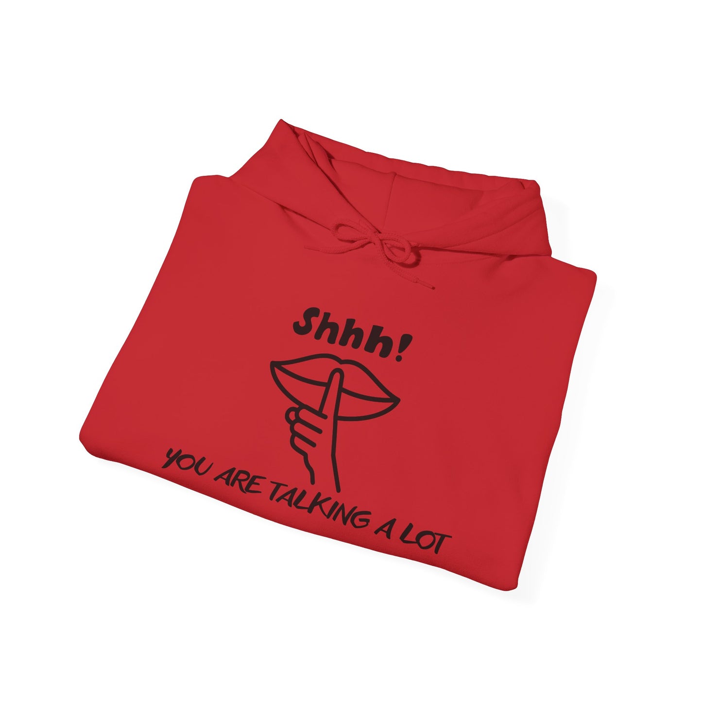 Shhh! Funny Unisex Hooded Sweatshirt, Cozy Hoodie for Introverts, Ideal Gift for Friends and Family, Perfect for Casual Wear, [...]