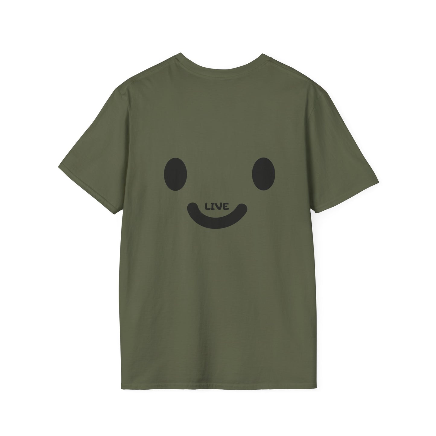 Live Smiley T-Shirt — 'Are You Still Alive?' Sunburst Positive Tee
