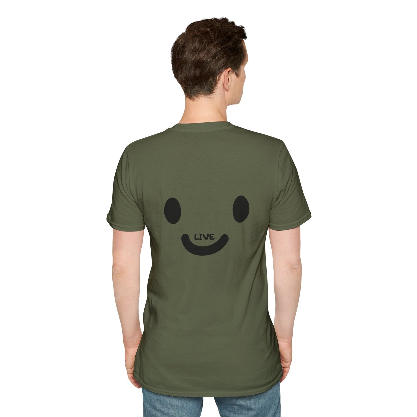 Live Smiley T-Shirt — 'Are You Still Alive?' Sunburst Positive Tee