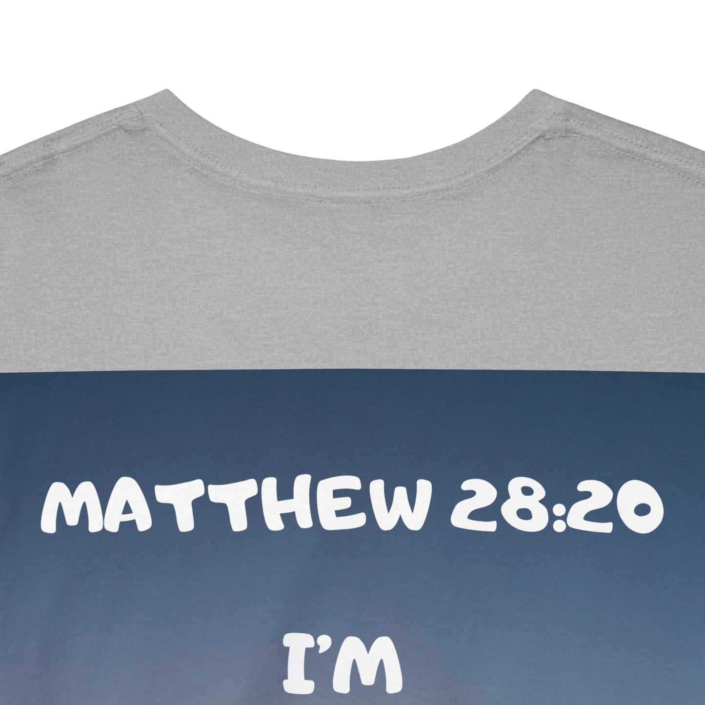 Faith Travel T‑Shirt — “Jeremiah 29:11 / Matthew 28:20” Inspirational Plane Tee