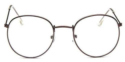New Designer Woman Glasses Optical Frames Metal Round Glasses Frame